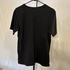 Navy Yard California Black Large T-Shirt V-neck With Buttons