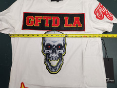 GFTD LA Los Angeles GT High Tee Graphic Print Stretch TShirt NWT FREE SHIP Med