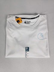Carhartt Force Sun Defender Relaxed Long Sleeve T-Shirt Mens XL Tall White UPF50