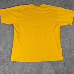 Vtg Nike Shirt Mens XL Yellow Embroidered Spellout Y2K Sports Silver Tag 2003