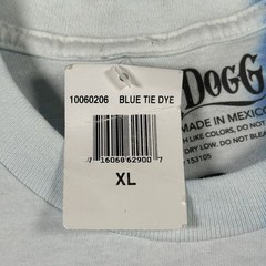 Snoop Dog Shirt Mens XL White Rap Tie Dye Calvin Broadus Streetwear Hip Hop 90’s