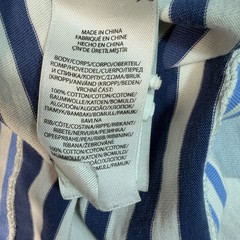 Polo Ralph Lauren Men’s XXL Blue White Striped Classic Fit Short Sleeve T-Shirt