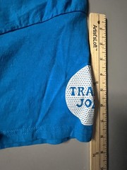 Trader Joe’s Port & Company Shirt Mens Large Blue Short Sleeve Logo Graphic Tee