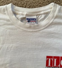 TLC Trading Spaces T Shirt Mens Medium TV Show Promo White Short Sleeve VTG Y2K