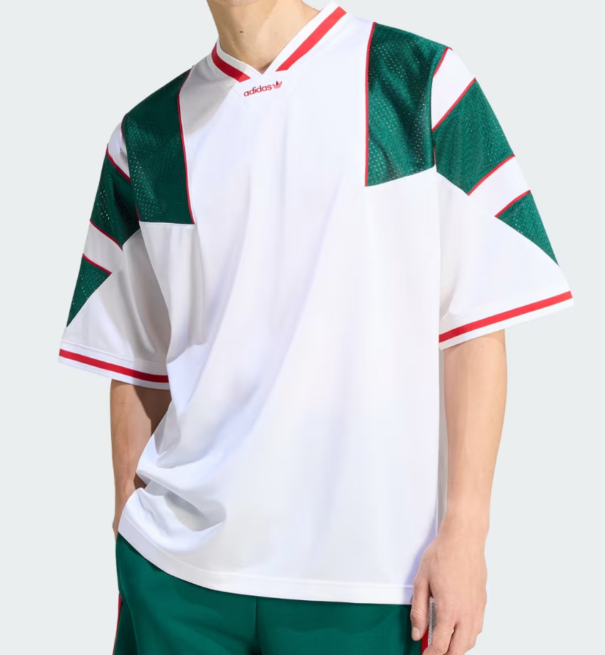 NEW MEN’S ADIDAS ORIGINALS TREFOIL PANEL JERSEY SHIRT ~ SIZE LARGE #KE0156