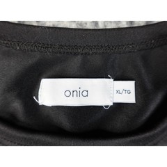 Onia Crewneck Active T-Shirt Mens XL Black OM Solid Short Sleeve Synthetic