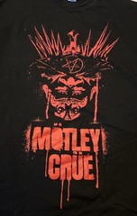 Motley Crue Band Tshirt – The Future Is Ours – Size 3XL Black W Red