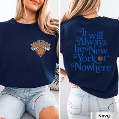 New York Or Nowhere Streetwear,Vintage front and back New York Basketball Shirt.