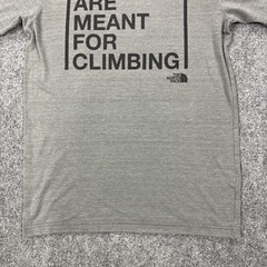 The North Face Shirt Mens Small Gray Walls Are Meant For Climbing Tee Outdoor