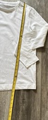 Pact Organic Cotton Long Sleeve T-Shirt Men’s M White Stretch Jersey Crew NWT