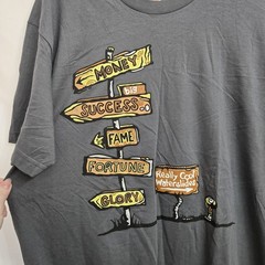 Shirt Woot The Choice Was Not Hard Gunny Dark Gray Shirt Men’s Size Large
