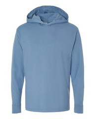 Comfortwash By Hanes Unisex Garment-Dyed Jersey Hooded Long Sleeve T-Shirt – GDH