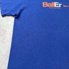 Vintage Nike Parody Shirt Mens XL Blue Basketball Funny Skate