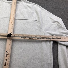 The Normal Brand Shirt Mens XL Gray Long Sleeve Henley Raglan Knit Jersey