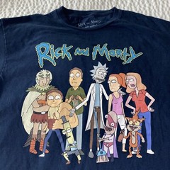 Rick and Morty Characters T-Shirt Adult Swim Cartoon Network Men’s