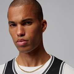 Jordan Brooklyn Men’s Mesh Jersey (Black/Iron Gray) – Black/Iron Gray – M