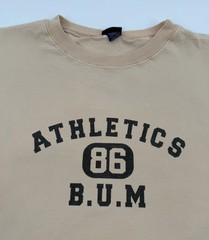 Vintage 90s BUM Equipment Logo Spellout T-Shirt Size Large