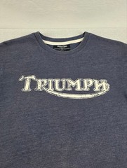 Bundle of 2 Men’s Triumph Logo T‑Shirt Grey Blue Men’s Med