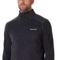 Columbia Mens Klamath Range II Half Zip Fleece Jacket, Black, 3X