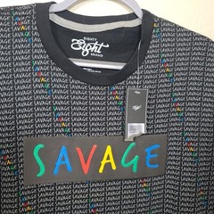 NEW Eighty Eight Brand Men’s “Savage” T-Shirt Size XL Short Sleeve Black Multi