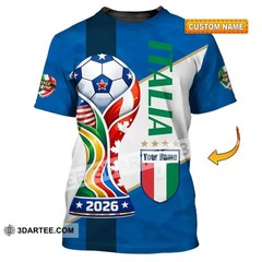 Unisex 3D Shirt – Custom Italy World Cup 2026 Shirt reprint VK13817