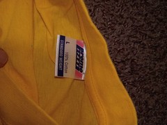Vintage I Climbed The Great Wall Of China Shirt 90s Yellow Large