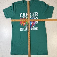 Cancer Sucks In Every Color Fighter _ Fight The Cancer Gift T-Shirt New Green M
