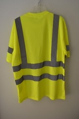 Key Apparel ANSI II Class 3 Hi-Visibility Pocket T-Shirt Hi-Vis Yellow Sz XLR