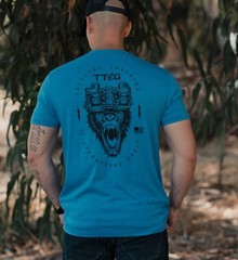 Howitzer Style Men’s T-Shirt TTOG Scream Military Grunt MFG