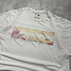 Y2K Nike Box Logo Distressed T Shirt Size XL