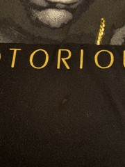 Brooklyn Mint Notorious BIG Crown Graphic T-Shirt Black Size L Lot 105