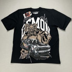 Dodge X Reason Demon Race Club Graphic Print T-Shirt Black Sizes Vary DGS6TM-208