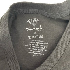 DIAMOND SUPPLY CO Medium T Shirt Black Red Diamond Graphic Skater Streetwear Tee