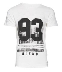 BLEND T-SHIRT M/M – WHITE/BLACK – 20702736-70002