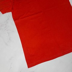 Vintage T-shirt Trussardi Big Logo Luxury tee Short Sleeve Red Size S
