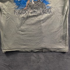 Vintage Hawaii Shirt Adult Mens Large Green Short Sleeve Peskadot Umetokcha