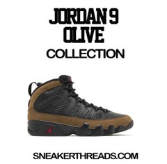 Shirt To Match Jordan 9 Olive – Fresh Klean Sneaker Tees