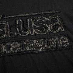 Vtg Mecca USA Style Scienz Scine Day One T Shirt Size 3XL Black Y2K Embroidered