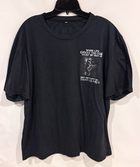 When Life Knocks You Down, Calmly Get Back Up Smile and Politely Say T-Shirt XL