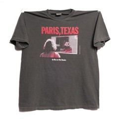 Paris Texas movie classic charcoal short sleeve tshirt QT7718