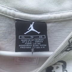 Michael Jordan Shirt Men XL Air Jordan Flight Club 1985 Wht Y2K 80s 90s Thrashed
