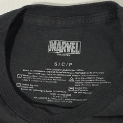 Marvel Spider-Man Graphic T-Shirt Mens Small Black Red Spider Logo Mad Engine