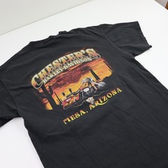 Vintage Harley Davidson T-Shirt Mens L Joker Flames Chester’s Mesa AZ USA Made