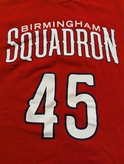Zylan Cheatham # 45 Birmingham Squadron Red T SHIRT (Large) NBA G League