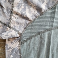 Massif Army Combat Shirt ACU Digital Camo Tactical Flame Resistant Mens Large