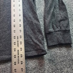 Polo Ralph Lauren Mens Long Sleeve T Shirt Gray Custom Slim Fit Large