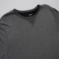 Sonoma Goods For Life Shirt Mens Large Gray Crew Neck V Stitch Pullover