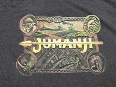 Jumanji T Shirt Mens 5XLT TALL Black Magical Jungle-Themed Board Game Movie