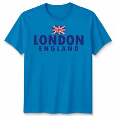 London England Union Jack Flag Cities Travel Mens T-Shirt Womens Tee