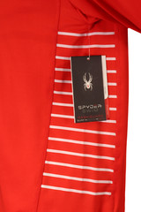 Spyder Men’s T-Shirt Red UPF30+ Rash Guard L/S (S01D)